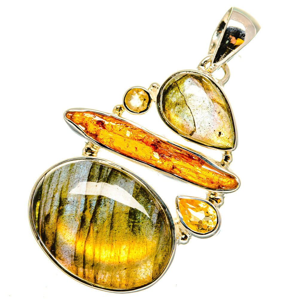 Labradorite Pendants handcrafted by Anasilvercos - PD11937