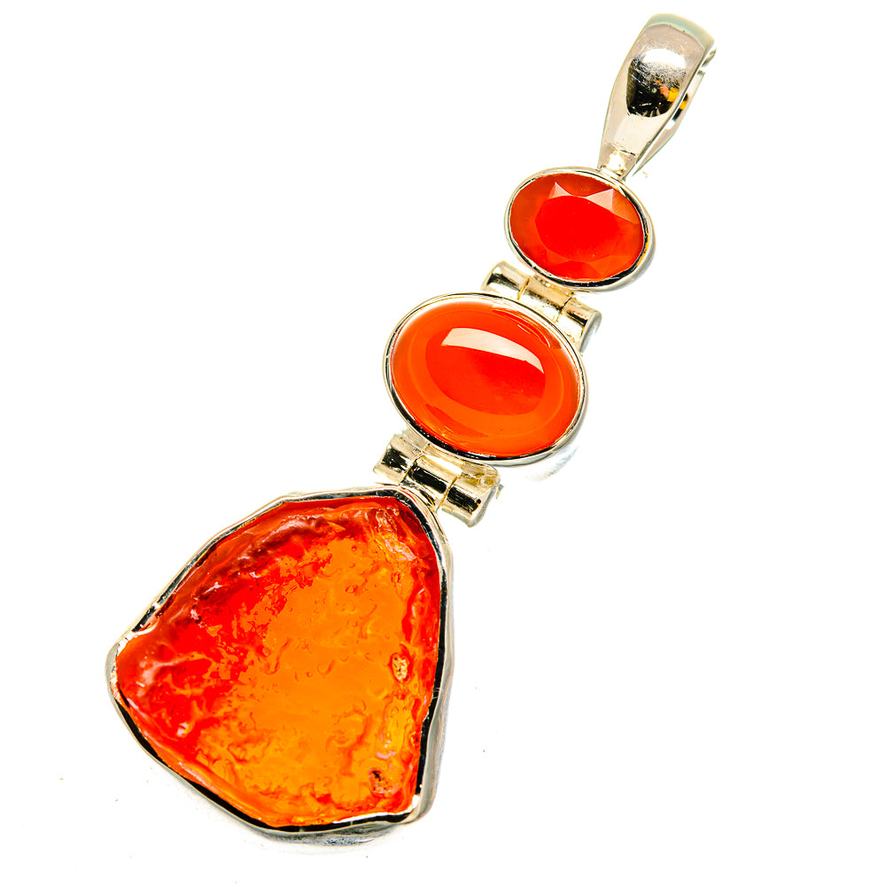 Carnelian Pendants handcrafted by Anasilvercos - PD11942