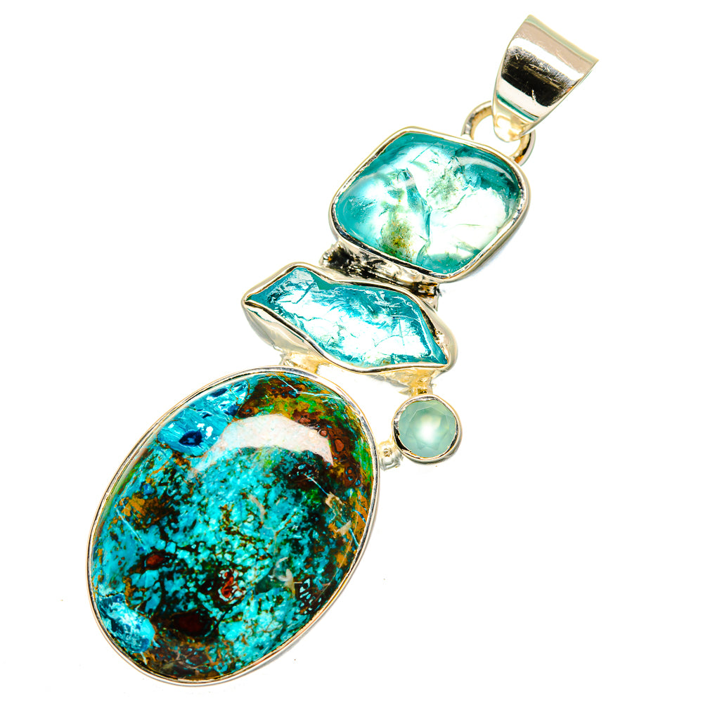 Shattuckite Pendants handcrafted by Anasilvercos - PD11948
