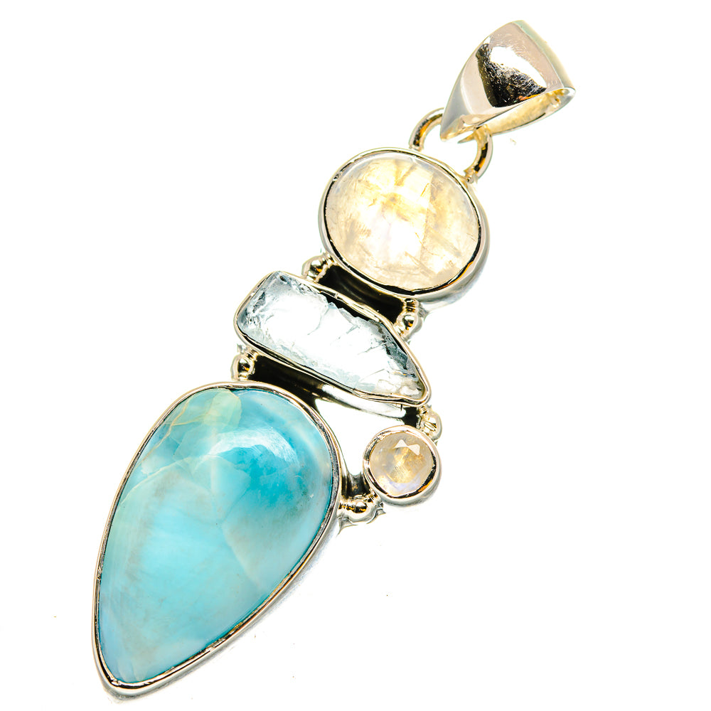 Larimar Pendants handcrafted by Anasilvercos - PD11952