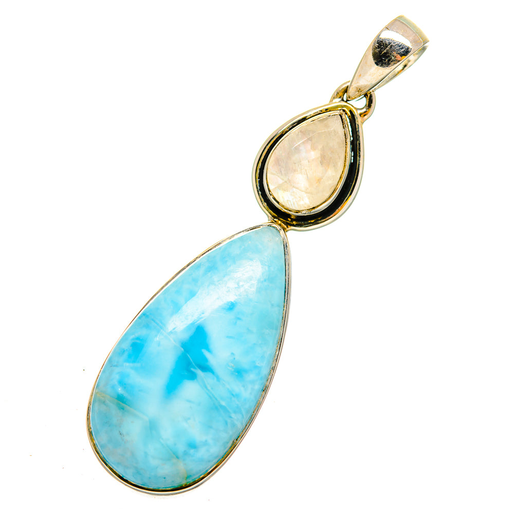 Larimar Pendants handcrafted by Anasilvercos - PD11964