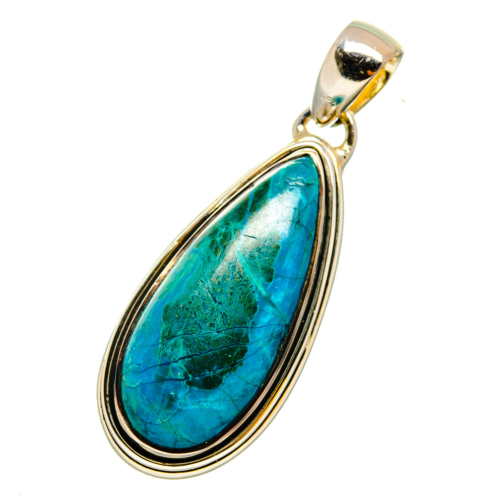 Chrysocolla Pendants handcrafted by Anasilvercos - PD11968