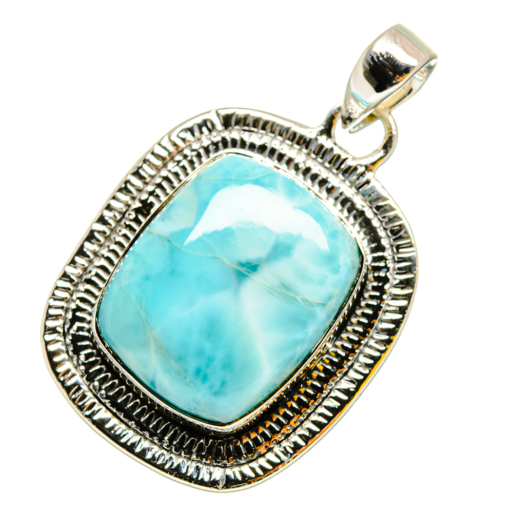 Larimar Pendants handcrafted by Anasilvercos - PD11971
