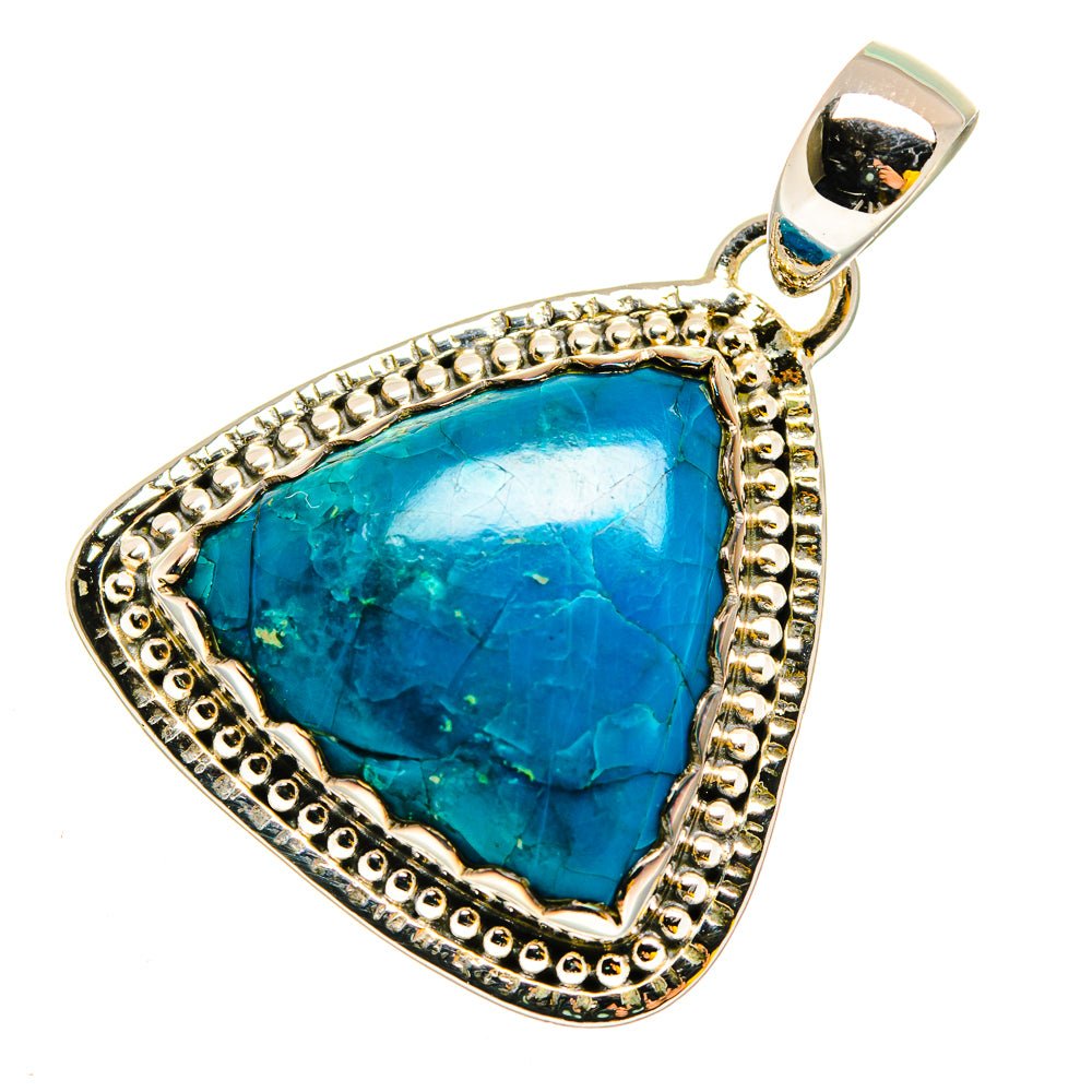 Chrysocolla Pendants handcrafted by Anasilvercos - PD11988