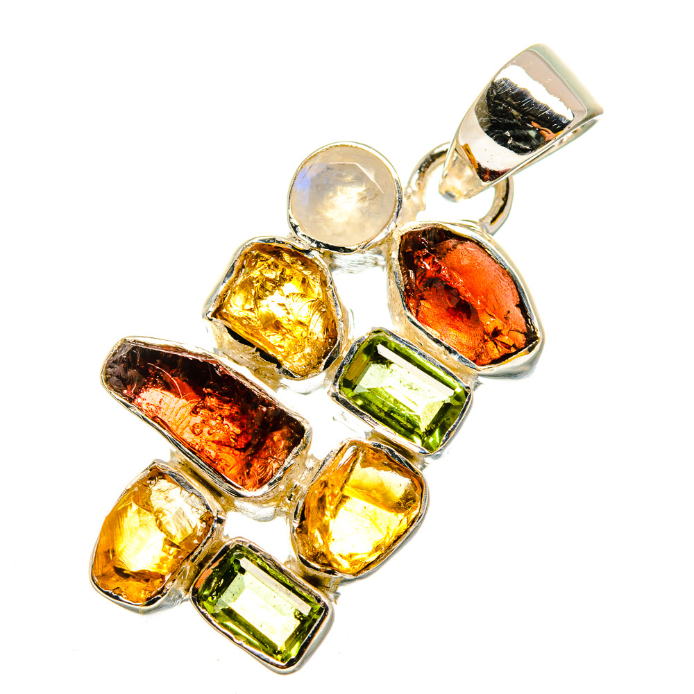 Garnet Pendants handcrafted by Anasilvercos - PD11993
