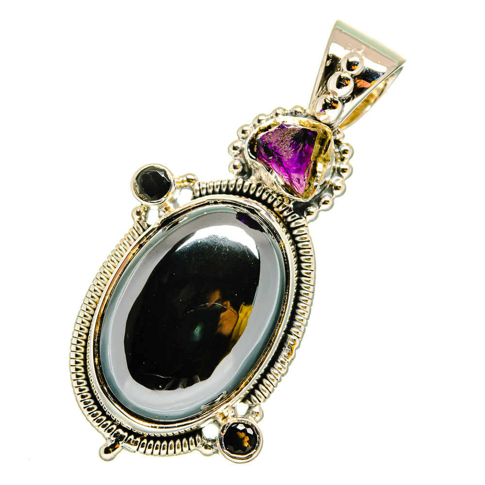 Hematite Pendants handcrafted by Anasilvercos - PD12006