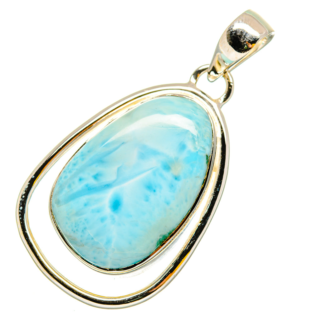 Larimar Pendants handcrafted by Anasilvercos - PD12016