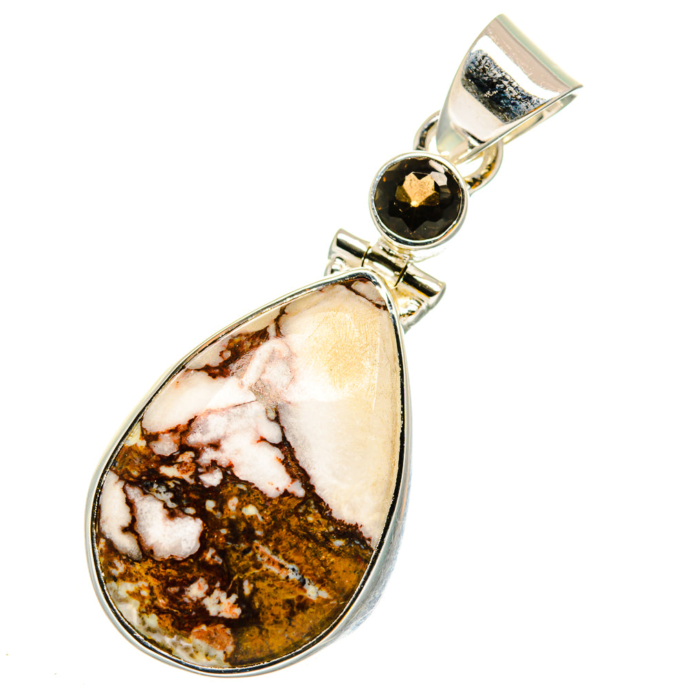 Peanut Wood Jasper Pendants handcrafted by Anasilvercos - PD12017