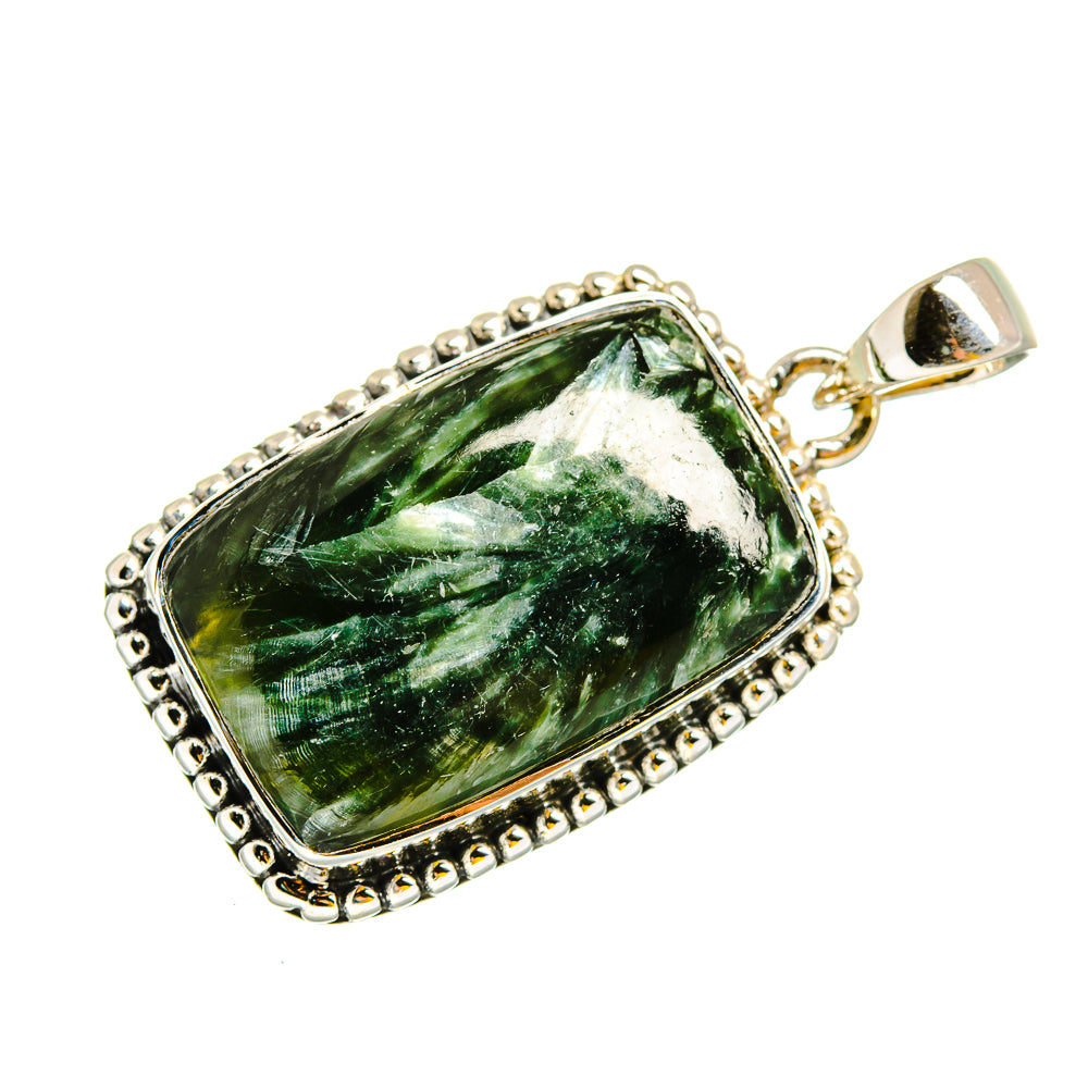 Seraphinite Pendants handcrafted by Anasilvercos - PD12020