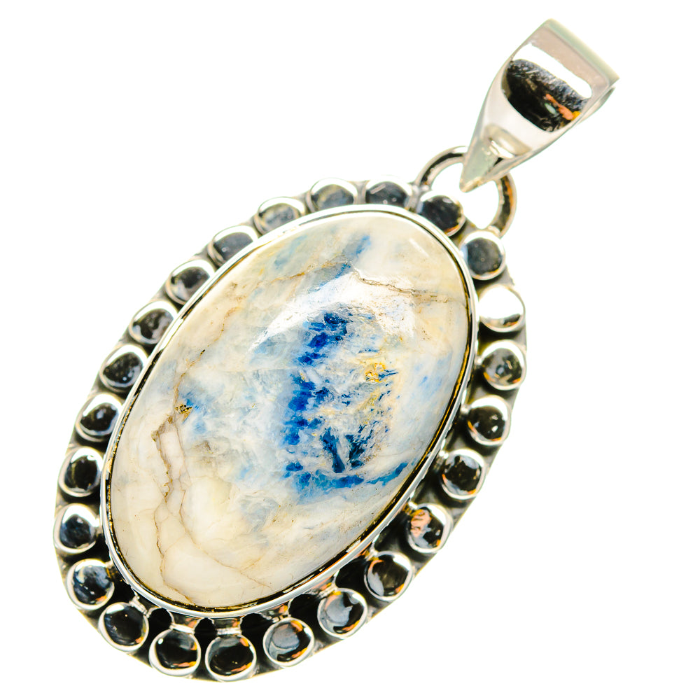 Blue Scheelite Pendants handcrafted by Anasilvercos - PD12043