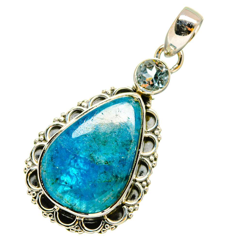 Apatite Pendants handcrafted by Anasilvercos - PD12044