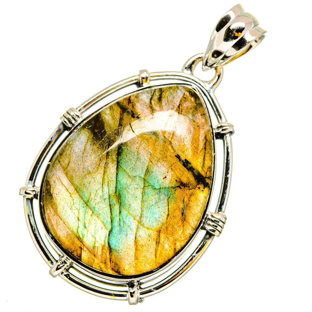 Labradorite Pendants handcrafted by Anasilvercos - PD12045