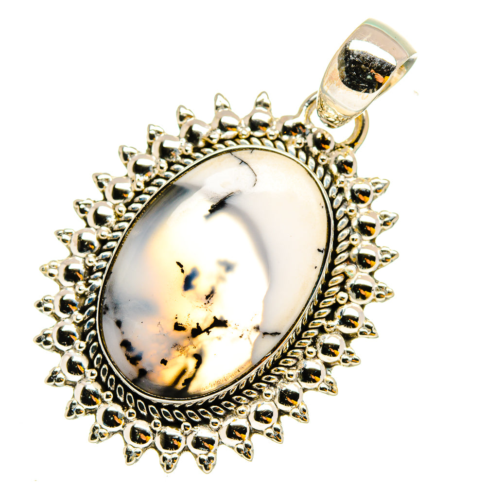 Dendritic Opal Pendants handcrafted by Anasilvercos - PD12050