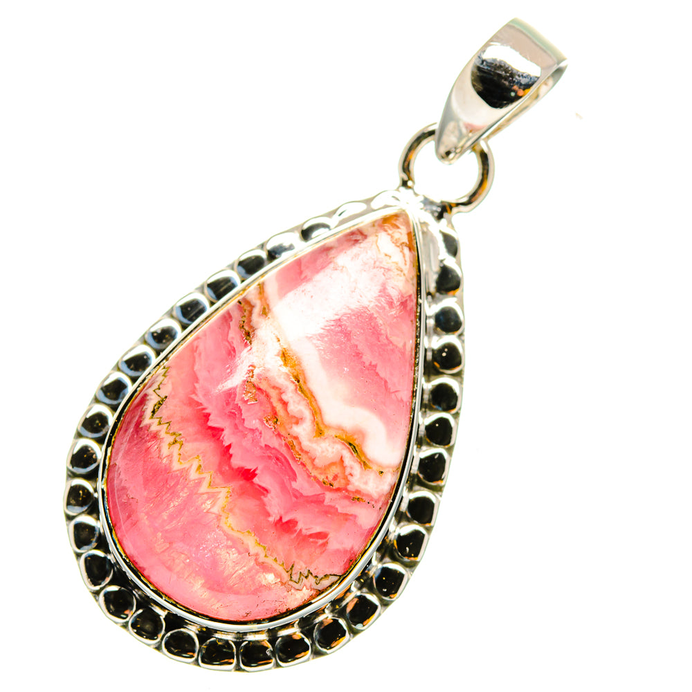 Rhodochrosite Pendants handcrafted by Anasilvercos - PD12056