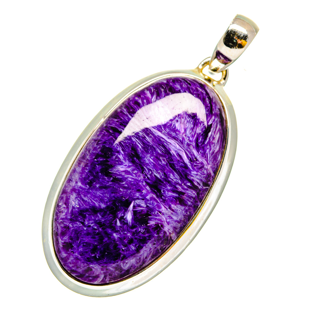 Charoite Pendants handcrafted by Anasilvercos - PD12061