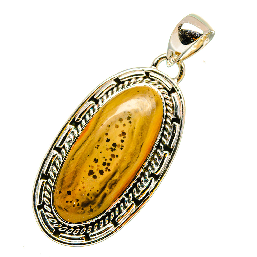 Willow Creek Jasper Pendants handcrafted by Anasilvercos - PD12064