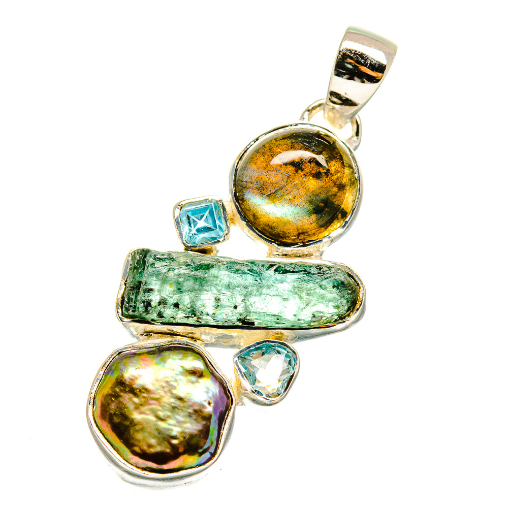 Labradorite Pendants handcrafted by Anasilvercos - PD12104