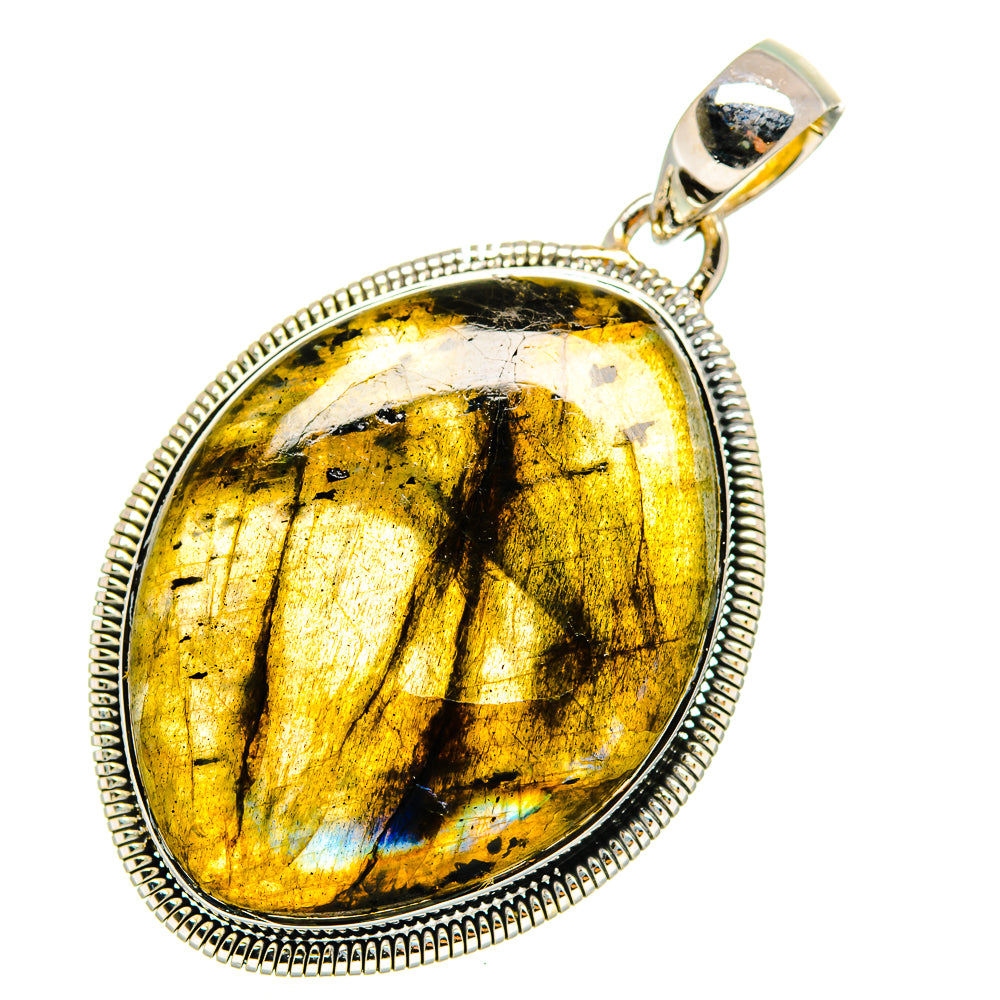 Labradorite Pendants handcrafted by Anasilvercos - PD12116 - Photo 2