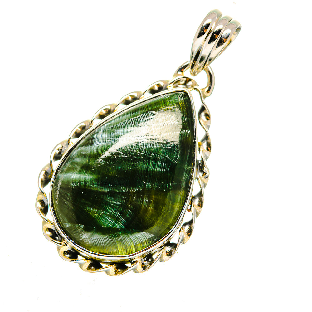 Seraphinite Pendants handcrafted by Anasilvercos - PD12149