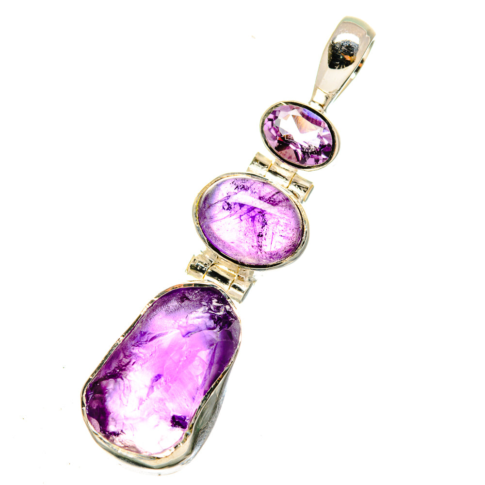 Amethyst Pendants handcrafted by Anasilvercos - PD12182