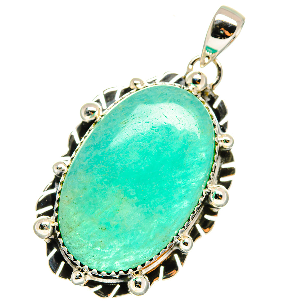 Amazonite Pendants handcrafted by Anasilvercos - PD12188