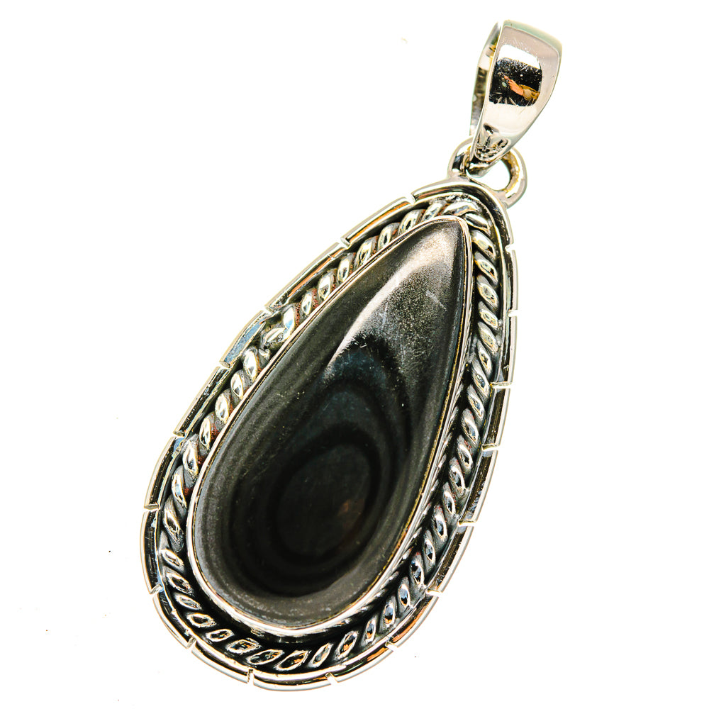 Psilomelane Pendants handcrafted by Anasilvercos - PD12199