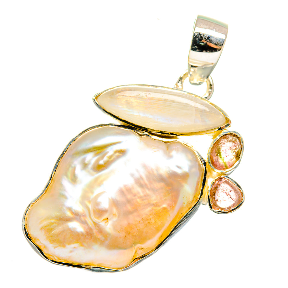 Mother Of Pearl Pendants handcrafted by Anasilvercos - PD12205