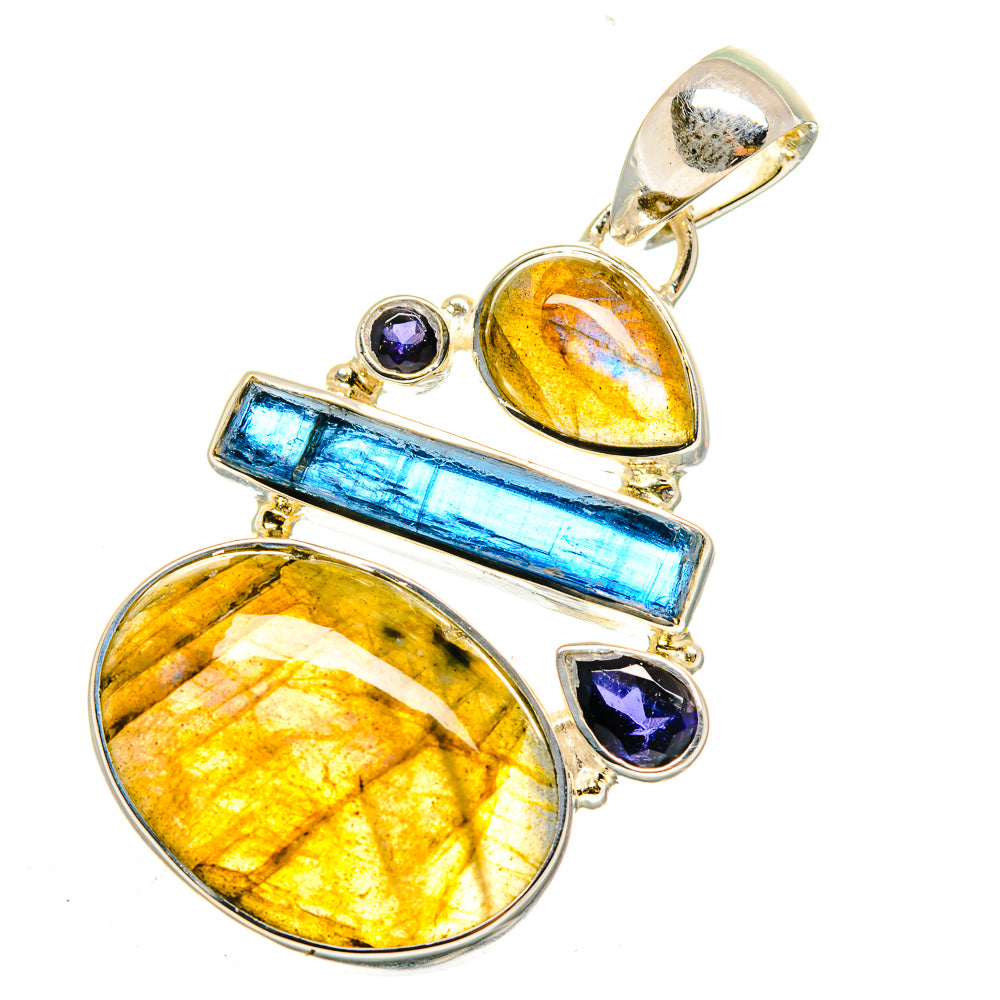 Labradorite Pendants handcrafted by Anasilvercos - PD12220