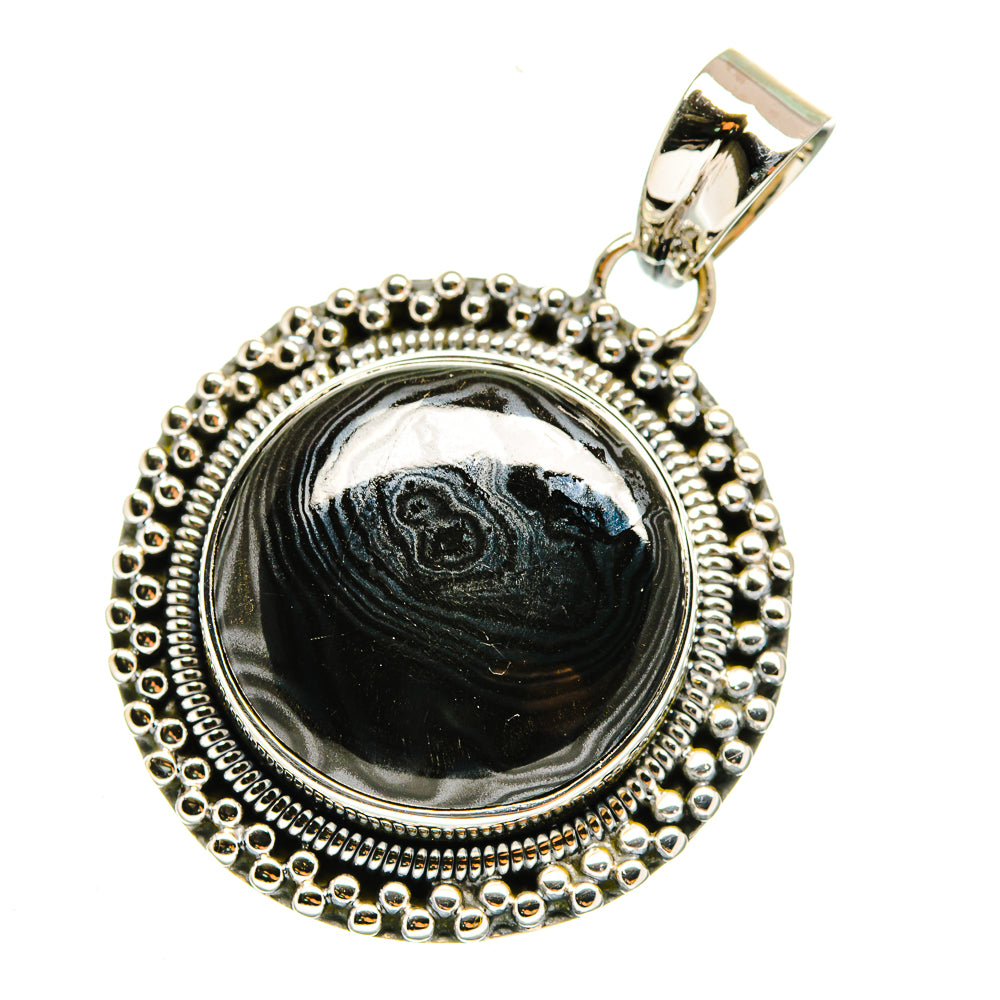 Psilomelane Pendants handcrafted by Anasilvercos - PD12227