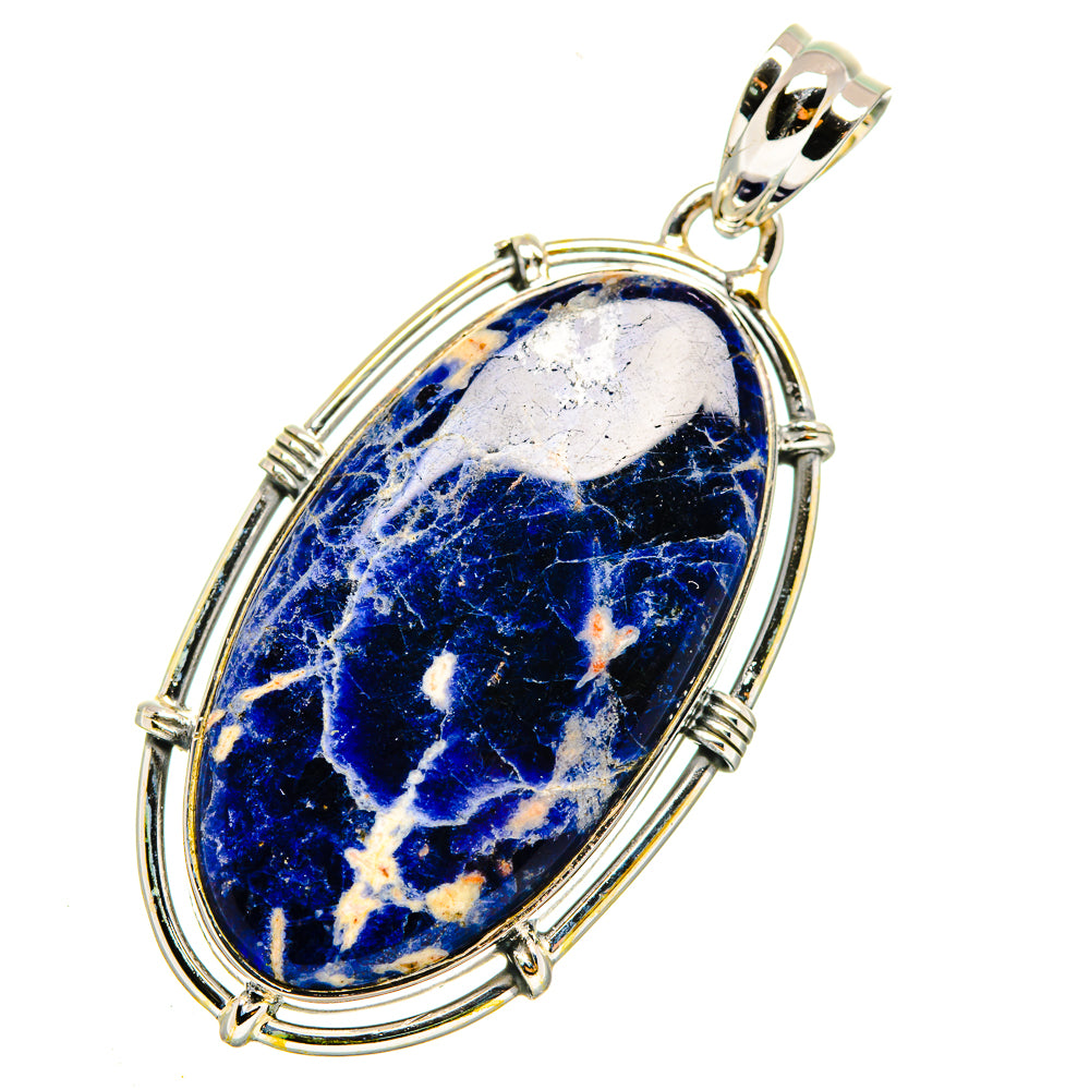 Sodalite Pendants handcrafted by Anasilvercos - PD12228
