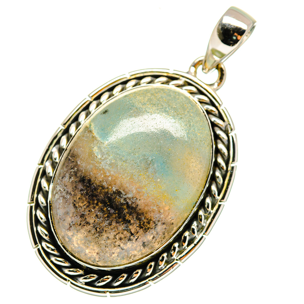 Peruvian Opal Pendants handcrafted by Anasilvercos - PD12229