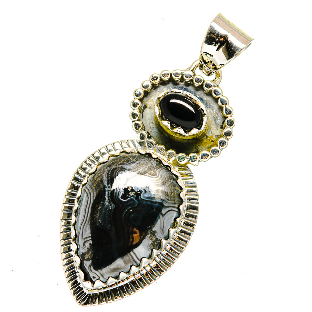 Psilomelane Pendants handcrafted by Anasilvercos - PD12232