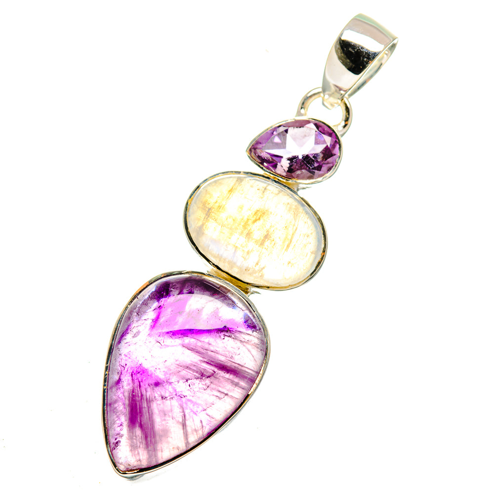 Amethyst Pendants handcrafted by Anasilvercos - PD12235