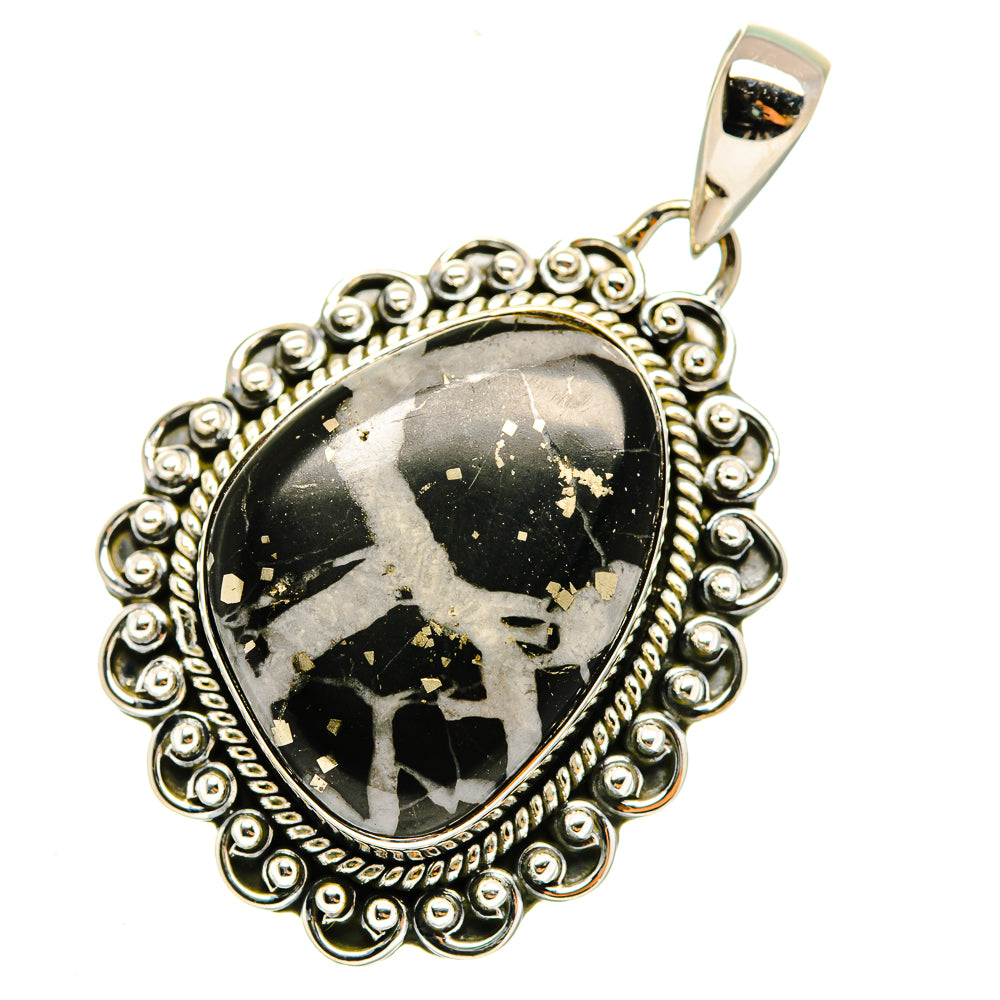 Pinolith Jasper Pendants handcrafted by Anasilvercos - PD12242 - Photo 2
