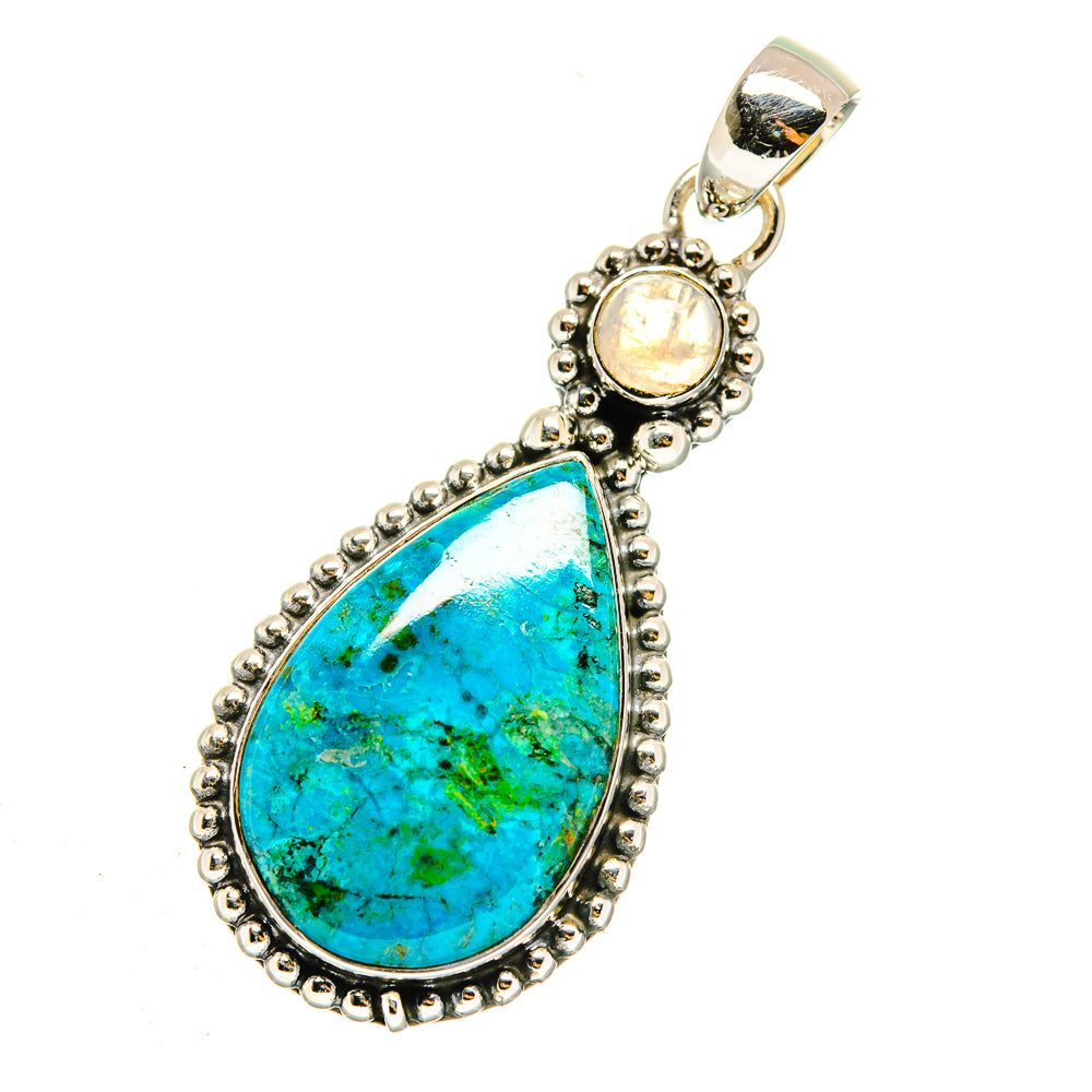 Chrysocolla Pendants handcrafted by Anasilvercos - PD12252
