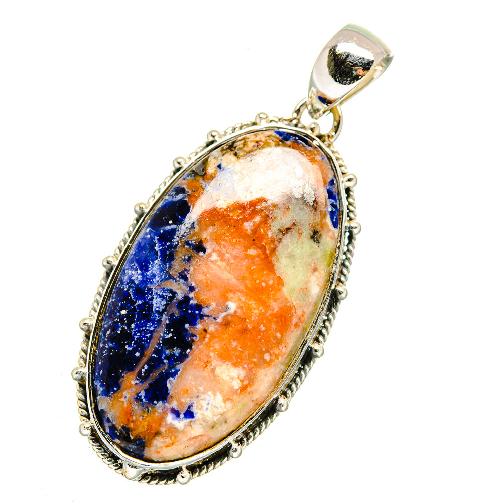 Sodalite Pendants handcrafted by Anasilvercos - PD12253