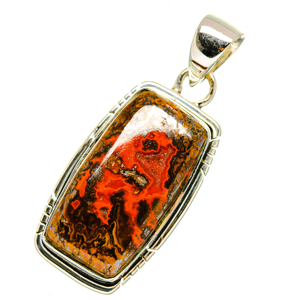 Moroccan Agate Pendants handcrafted by Anasilvercos - PD12263