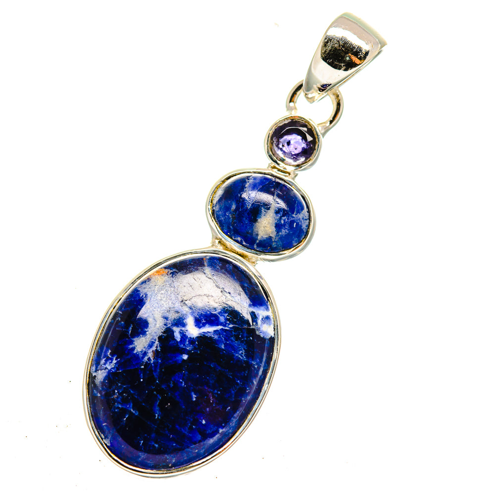 Sodalite Pendants handcrafted by Anasilvercos - PD12264