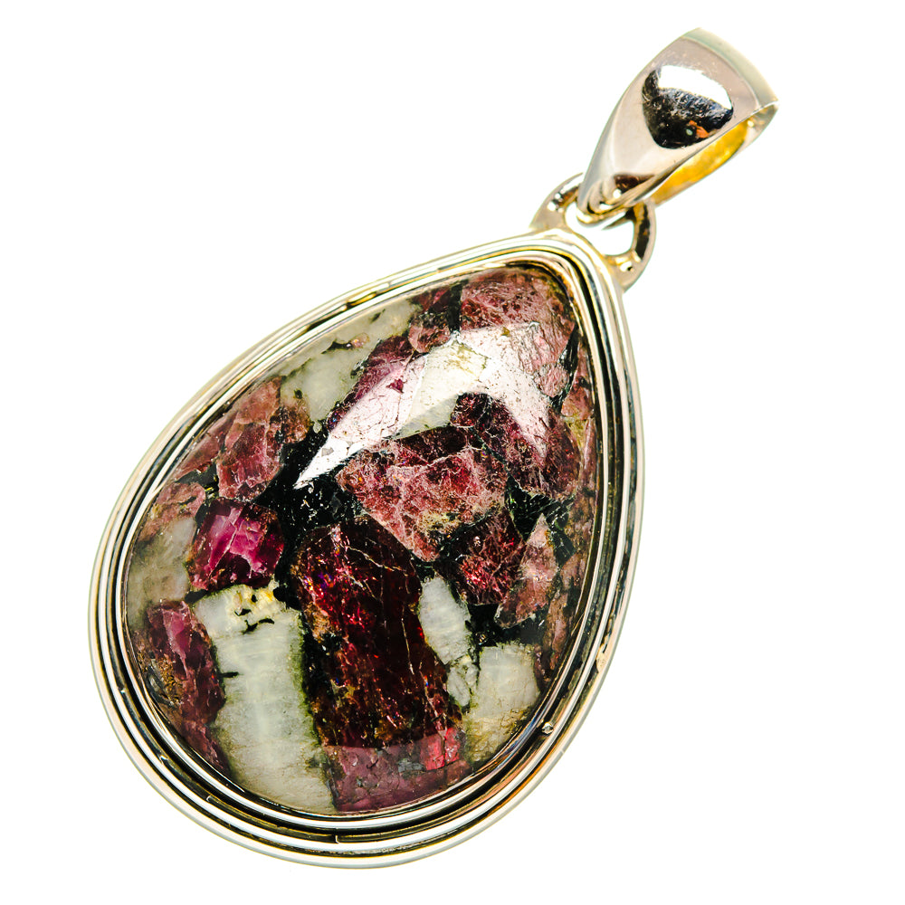 Russian Eudialyte Pendants handcrafted by Anasilvercos - PD12280