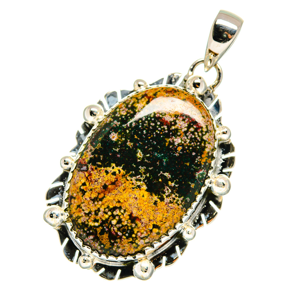 Ocean Jasper Pendants handcrafted by Anasilvercos - PD12288
