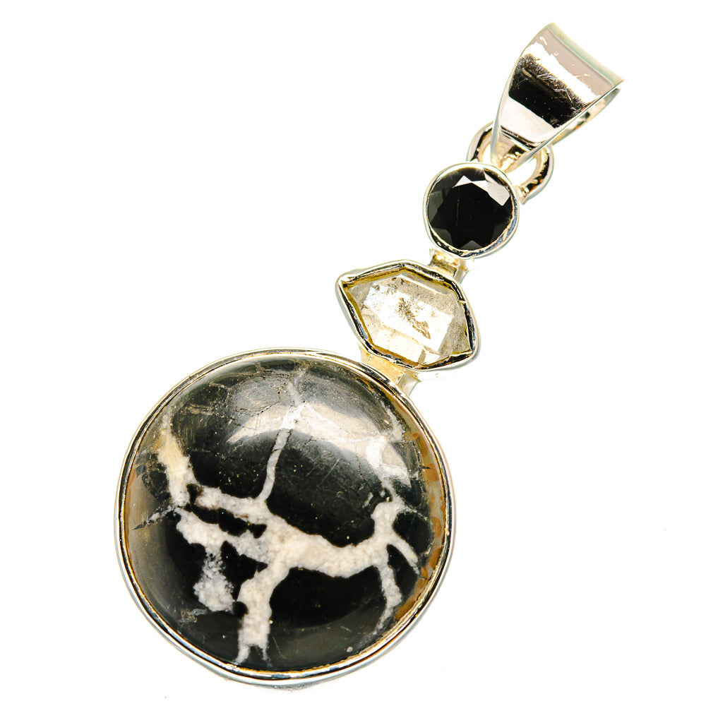 Septarian Geode Pendants handcrafted by Anasilvercos - PD12294