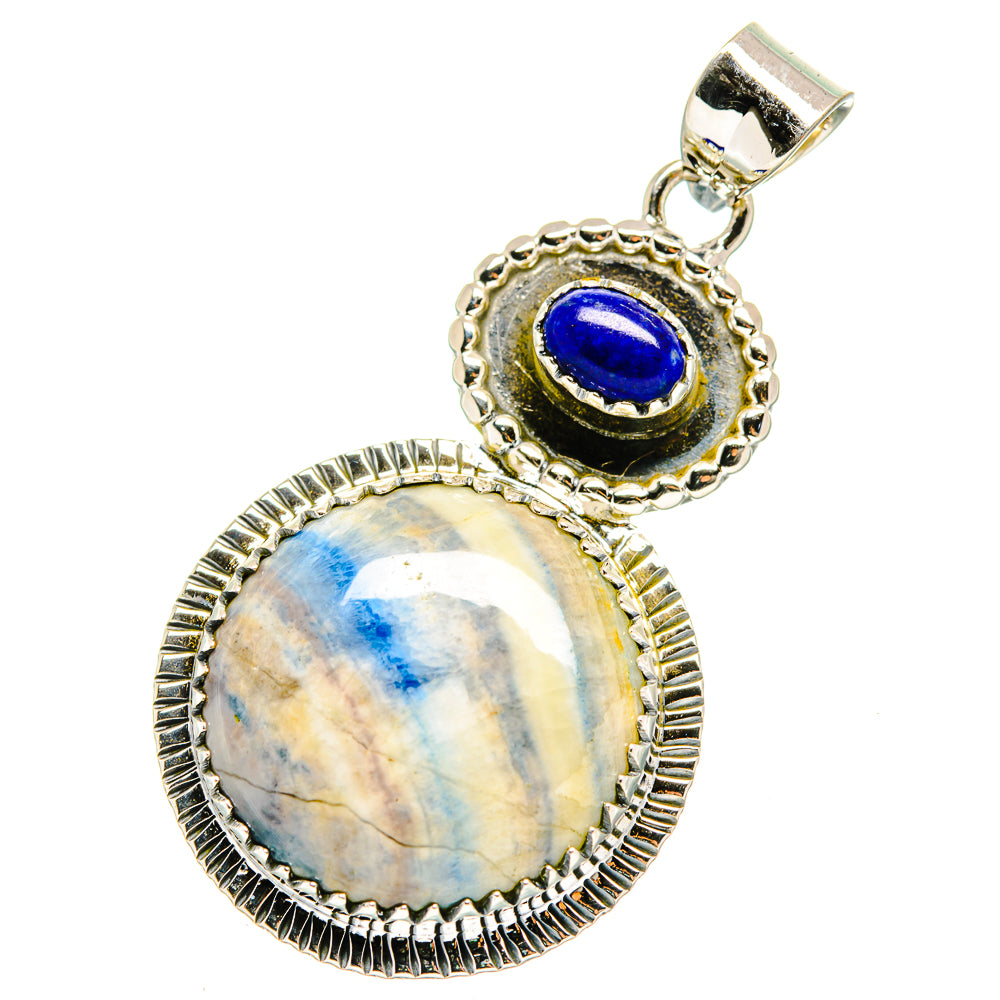 Blue Scheelite Pendants handcrafted by Anasilvercos - PD12295