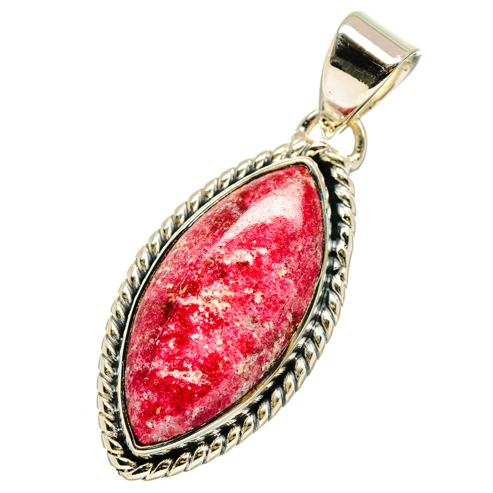 Thulite Pendants handcrafted by Anasilvercos - PD12296