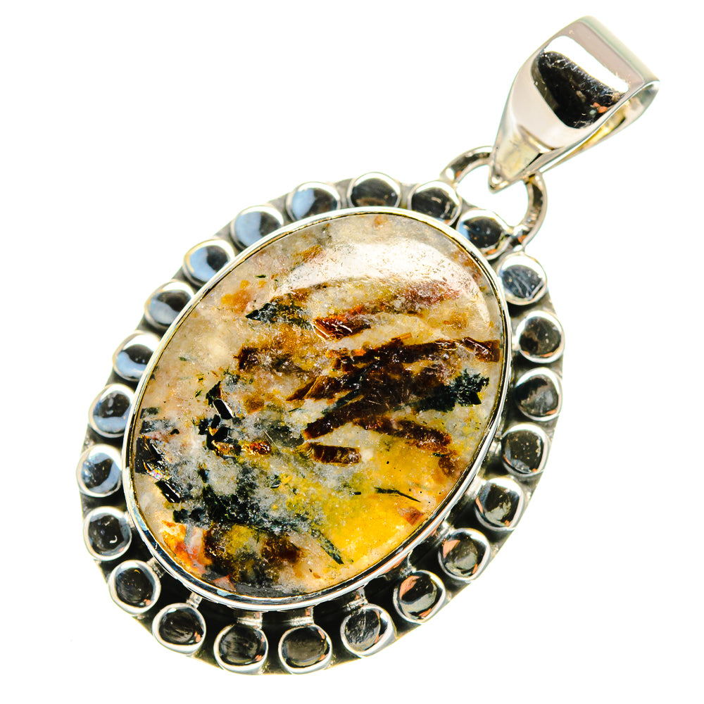 Astrophyllite Pendants handcrafted by Anasilvercos - PD12303