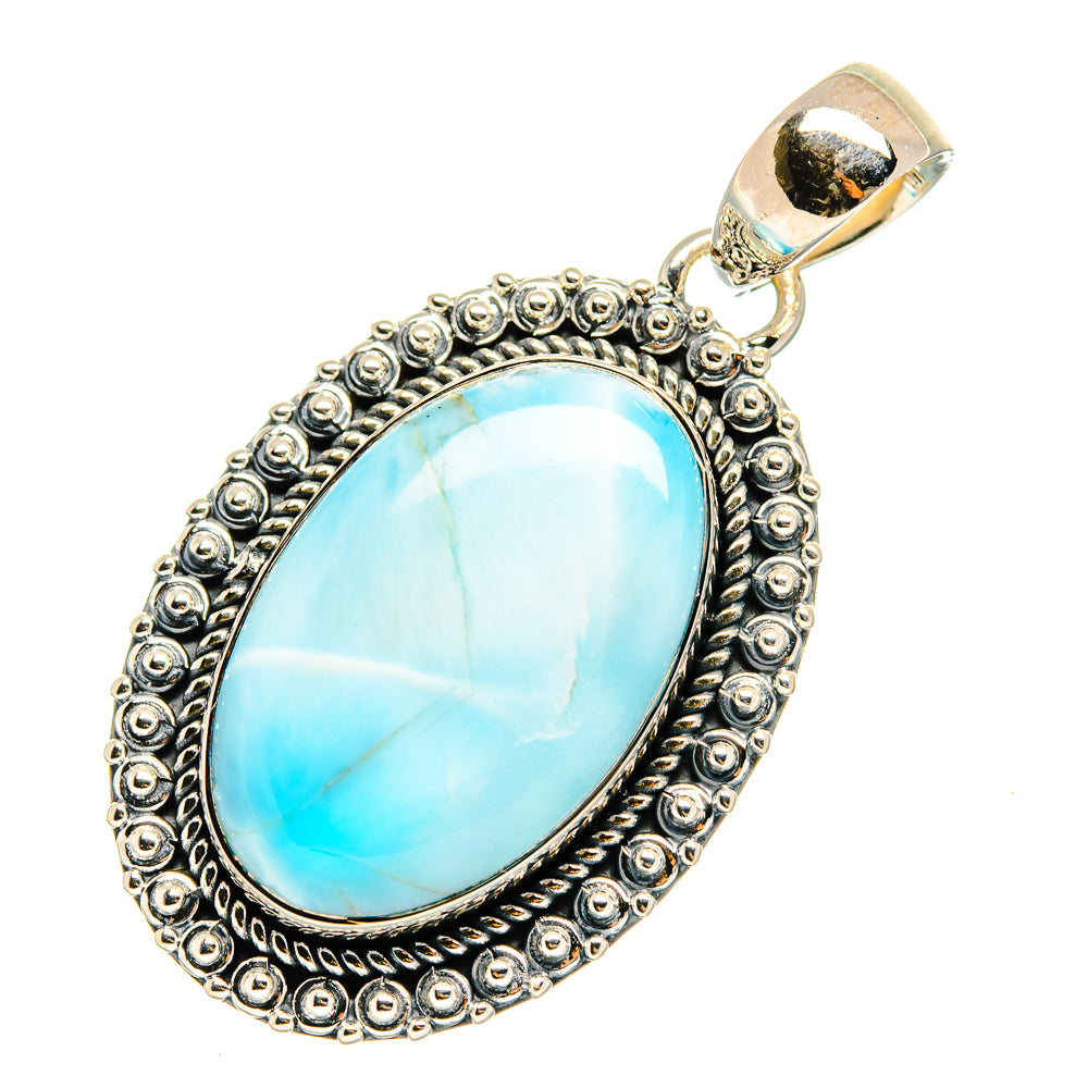 Larimar Pendants handcrafted by Anasilvercos - PD12304