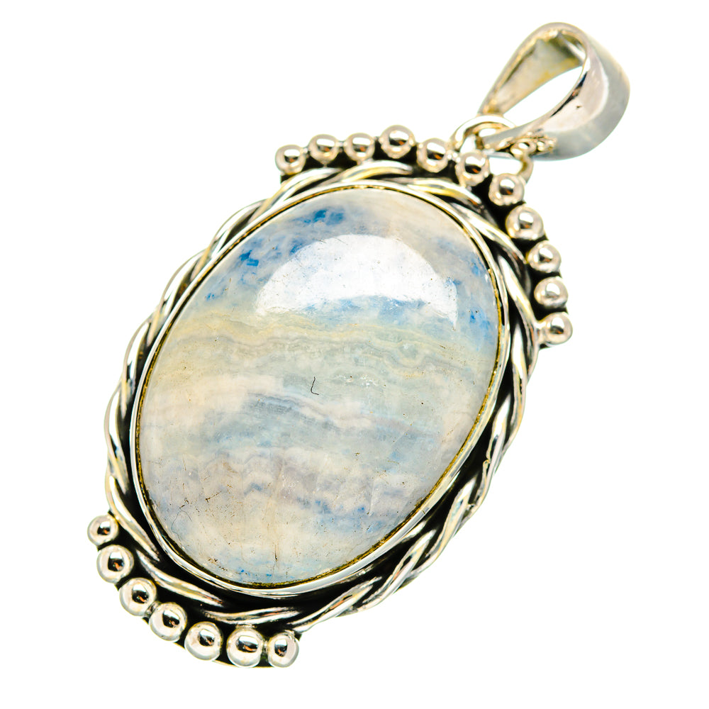 Blue Scheelite Pendants handcrafted by Anasilvercos - PD12322