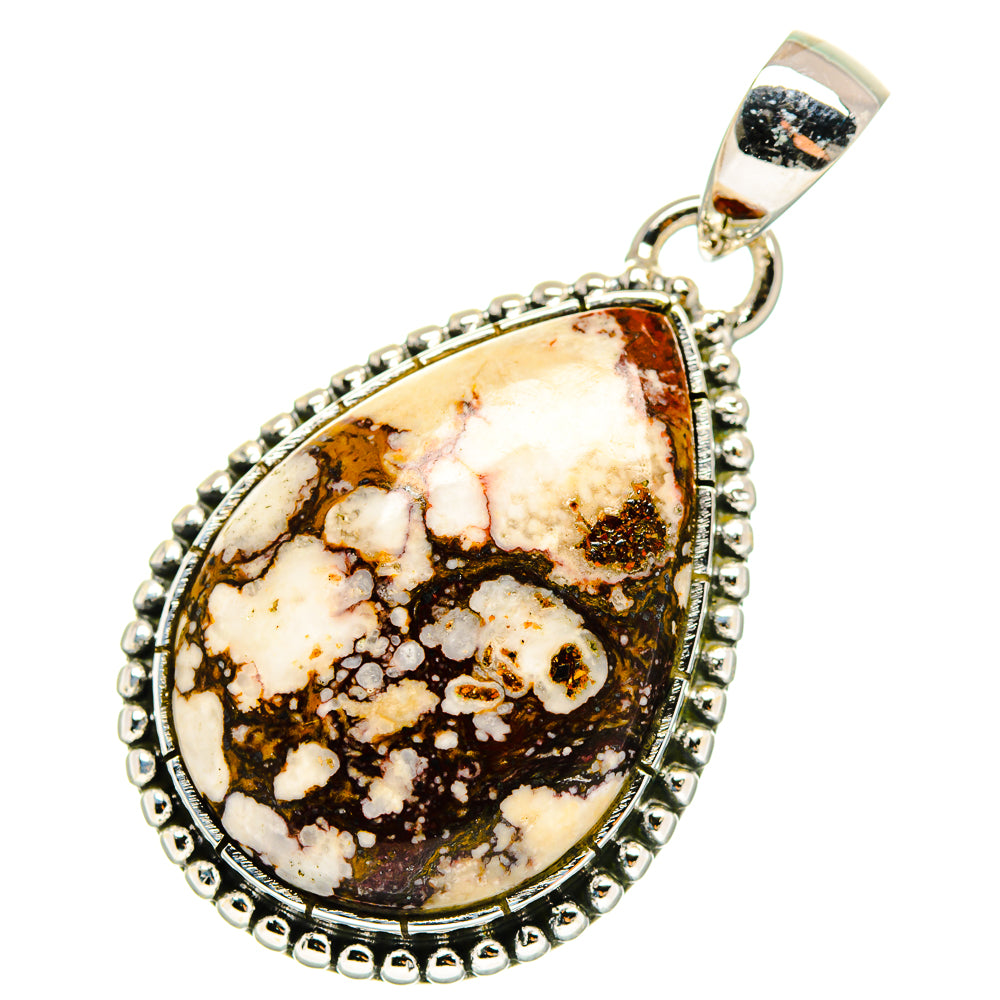 Wild Horse Jasper Pendants handcrafted by Anasilvercos - PD12339
