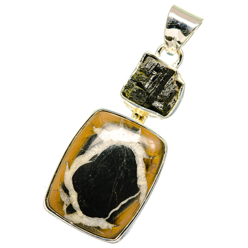 Septarian Geode Pendants handcrafted by Anasilvercos - PD12355