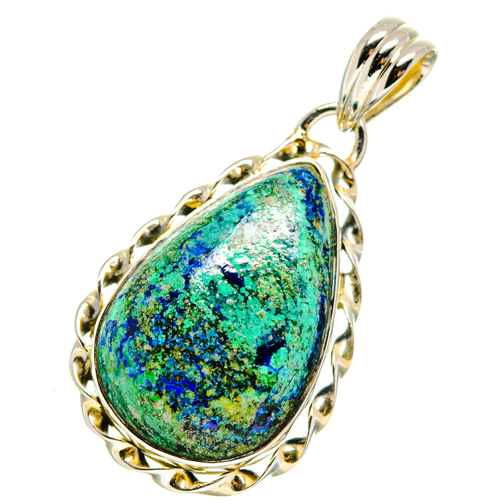 Chrysocolla Pendants handcrafted by Anasilvercos - PD12360