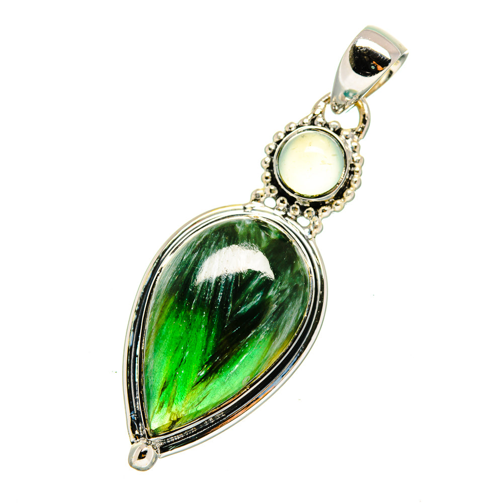 Seraphinite Pendants handcrafted by Anasilvercos - PD12373